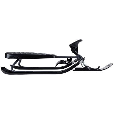4. Black Stiga Snowracer Curve sled – kelkka, musta