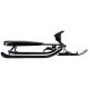 4. Black Stiga Snowracer Curve sled – kelkka, musta