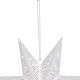 4. PAPER DECORATION STAR 45CM 7 ARMS WHITE