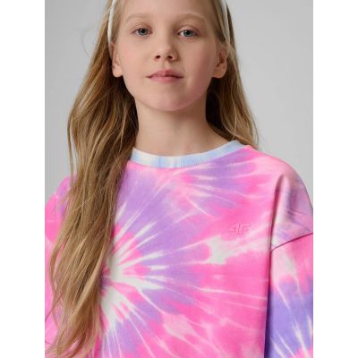4. Girls' loose sweatshirt without hood 4F 4FJRSS26TSWSF2935-90A