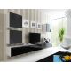 3. VIGO square display cabinet 50/50/30 white/black gloss