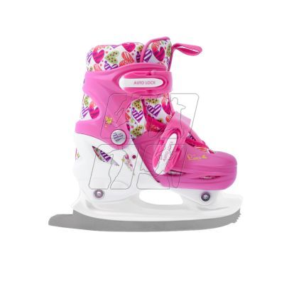 14. Roller skates-rollers-skates adjustable Smj sport Combo Hearts 3in1 Led Jr HS-TNK-000011510