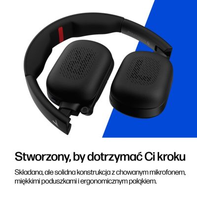 7. HP Poly Foldable Stereo Bluetooth Headset Focus 625 Fold