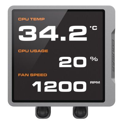 2. COUGAR CGR-PSDVPRGB-B-360 Processor All-in-One Liquid Cooler 12 cm Black