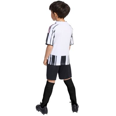 8. adidas Juventus 25/26 Home Kids' Kit White and Black JN5220