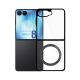 7. 3mk Satin Armor Case+ Flip for Samsung Galaxy Z Flip 8 - transparent
