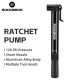 11. Rockbros 42320010001 Bicycle Pump Hand + Screwdriver - Black