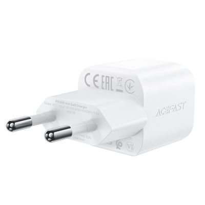 3. Acefast A73 Mini PD 20W GaN wall charger + USB-C cable - white