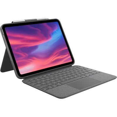 10. Logitech Combo Touch QWERTY British English Smart Connector Gray