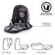 6. XD DESIGN ANTI-THEFT BACKPACK BOBBY HERO XL GREY P/N: P705.712