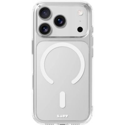 Laut Crystal Fluro MagSafe Case for iPhone 17 Pro Max - Clear Gray