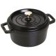 Staub Round Cast Iron Pot – Black, 2.2 L