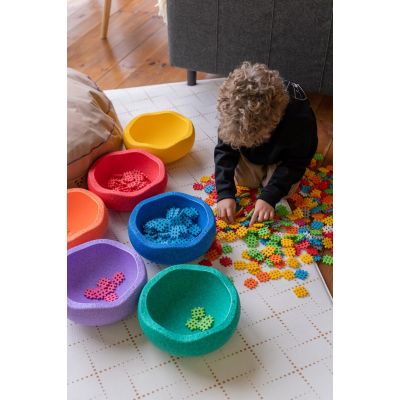 9. MARIOINEX Mini Waffle Blocks, 500 pieces