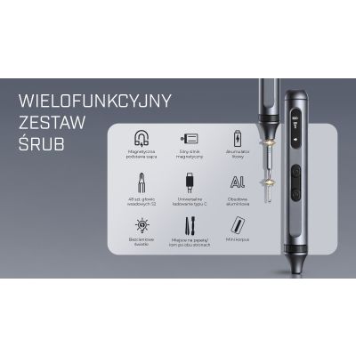 5. Extralink POWERLINK ELECTRIC SCREWDRIVER 50 IN 1 SET SCREWDRIVER ELECTRIC 50 IN 1