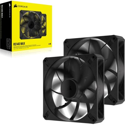 6. Corsair RS140 MAX Fan 14cm Black 2pcs.