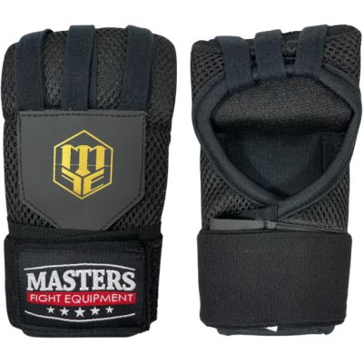 MASTERS BBŻ-GRIP gel boxing bandages black