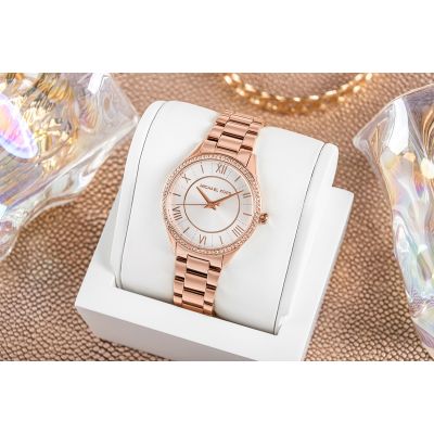 5. Michael Kors Lauryn Women's Watch + Jewelry MK4850SET + BOX