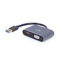I/O ADAPTER USB3 TO HDMI/VGA/GRAY A-USB3-HDMIVGA-01 GEMBIRD