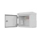 23. 10" HERMETIC IP55 WALL/POLE MOUNTING RACK CABINET 320X220X300 GRAY LANBERG (ASSEMBLED)