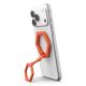 2. UAG Magnetic Ring Stand - magnetic stand attached to the protective case (burnt orange)