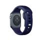 11. 3mk Silicone Watch Strap for Apple Watch 42 / 44 / 45 / 49 mm - blue