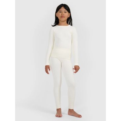 Girls' seamless thermal underwear set 4F 4FJRAW25USEAF264-11S