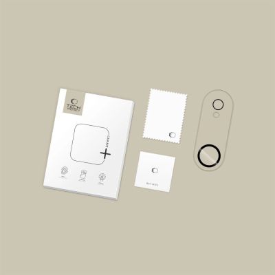 4. Tech-Protect Cam Fit+ Camera Cover for iPhone 17 Air - Clear