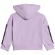 3. Kids' adidas Essentials Joggers 3-Stripes Hoodie Tracksuit Purple JV9856
