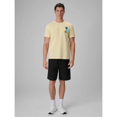 3. Men's regular printed T-shirt 4F 4FRSS26TTSHM4301-73S