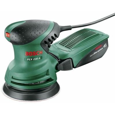 2. Bosch PEX 220 A Orbital Sander 24000 OPM Black, Green