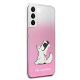 4. Karl Lagerfeld Choupette Eat Case for Samsung Galaxy S22+ - Pink