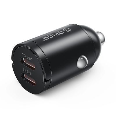 ORICO MiniRing 30W Dual USB-C Zinc Alloy Car Charger
