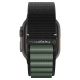 5. Strap Spigen WBF1 Strap for Apple Watch 44 / 45 / 46 / 49 mm - Black and Green