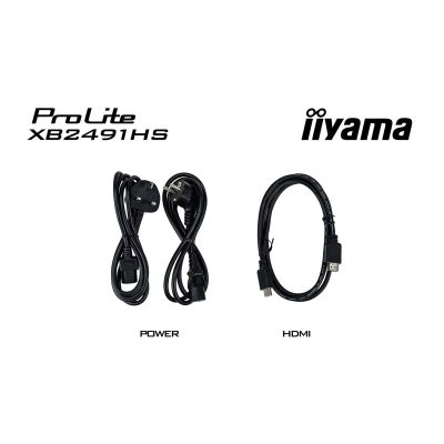 40. iiyama ProLite XB2491HS-B1 computer monitor 60.5 cm (23.8") 1920 x 1080 px Full HD LCD Black