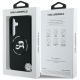 8. Karl Lagerfeld Silicone Double Heads And Circle MagSafe Samsung Galaxy S25 Plus case black