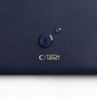 6. Tech-Protect Fleece Laptop Bag 15-16 - Navy Blue