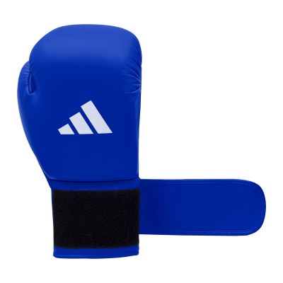 17. IBA approved blue adidas tournament boxing gloves