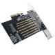 4. M.2 NVMe to PCI-E 3.0 x4 Expansion Card