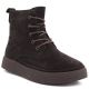 Women's leather ankle boots in chocolate suede Sergio Leone BT-30