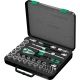 Zyklop Speed 1/2'' ratchet in a metric set, 37 pieces.