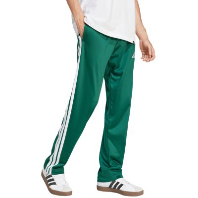4. Men's adidas 3-Stripes Tricot Regular-Fit Open Hem Pants Green JI8806
