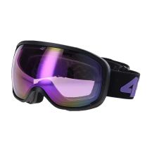 Boys' ski goggles with mirror coating 4F Junior 4FJWAW24AGOGU042-51S