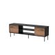 EF CORTINA TV cabinet 180x40x60 black/walnut