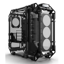 Alphacool Apex Pro Skeleton Full Tower Case Black, Carbon