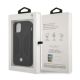 8. BMW Leather Perforated Sides Case for iPhone 12 Pro Max - Black