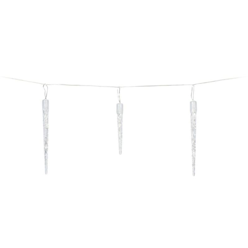 14. LAMPS LIGHT CURTAIN ICICULARS OUTDOOR 72 LED WARM WHITE TIMER