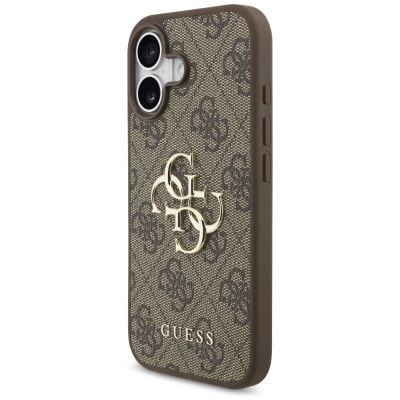 2. Guess 4G Big Logo Case for iPhone 17 - Brown
