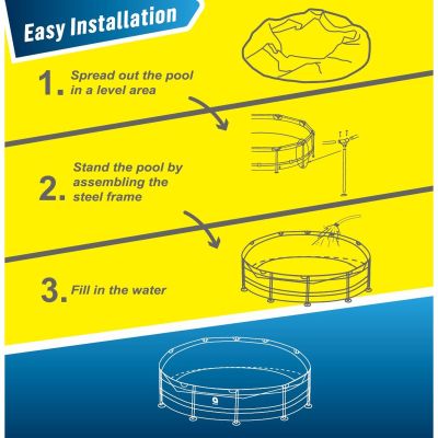 21. OVAL FRAME POOL 305X76CM ULTRA STRONG 12015V63