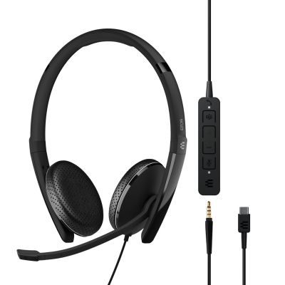11. Epos Adapt 165T USB-C II Wired On-Ear Headphones