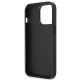 7. Guess Saffiano Triangle Logo Cardslot Case for iPhone 13 / 13 Pro - Black